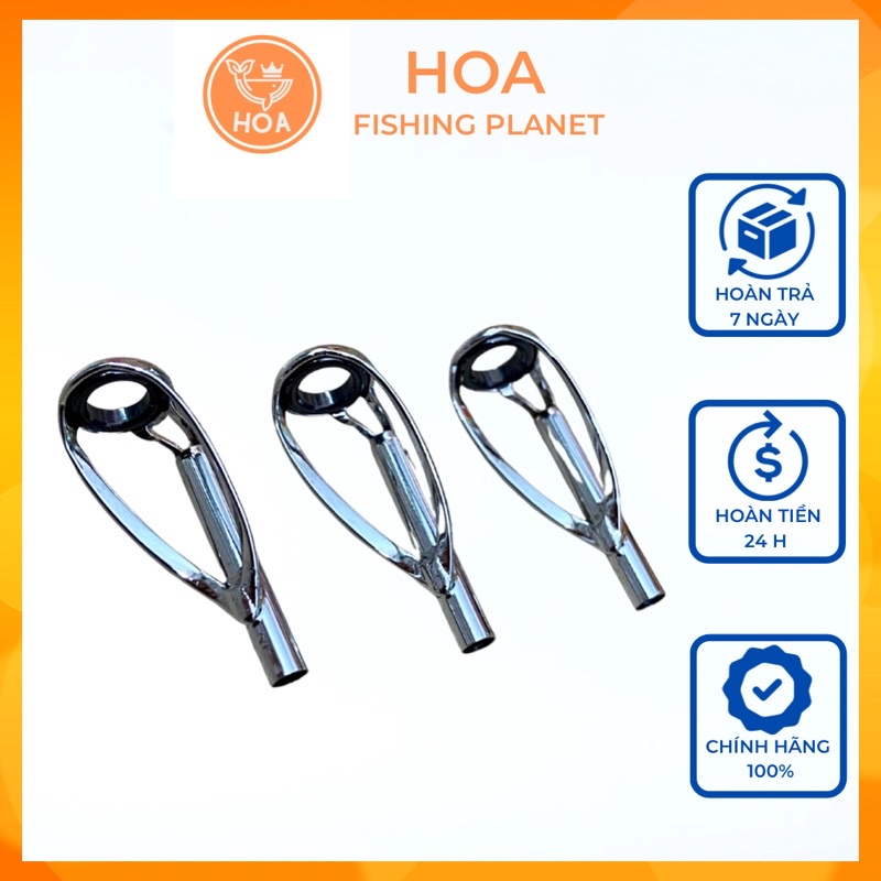 Khoen Cần Câu , Khoen Đầu Bu Chống Xoắn HOA-Fishing planet