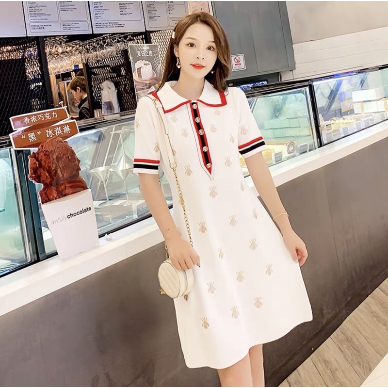váy xoè len quảng  châu cao cấp