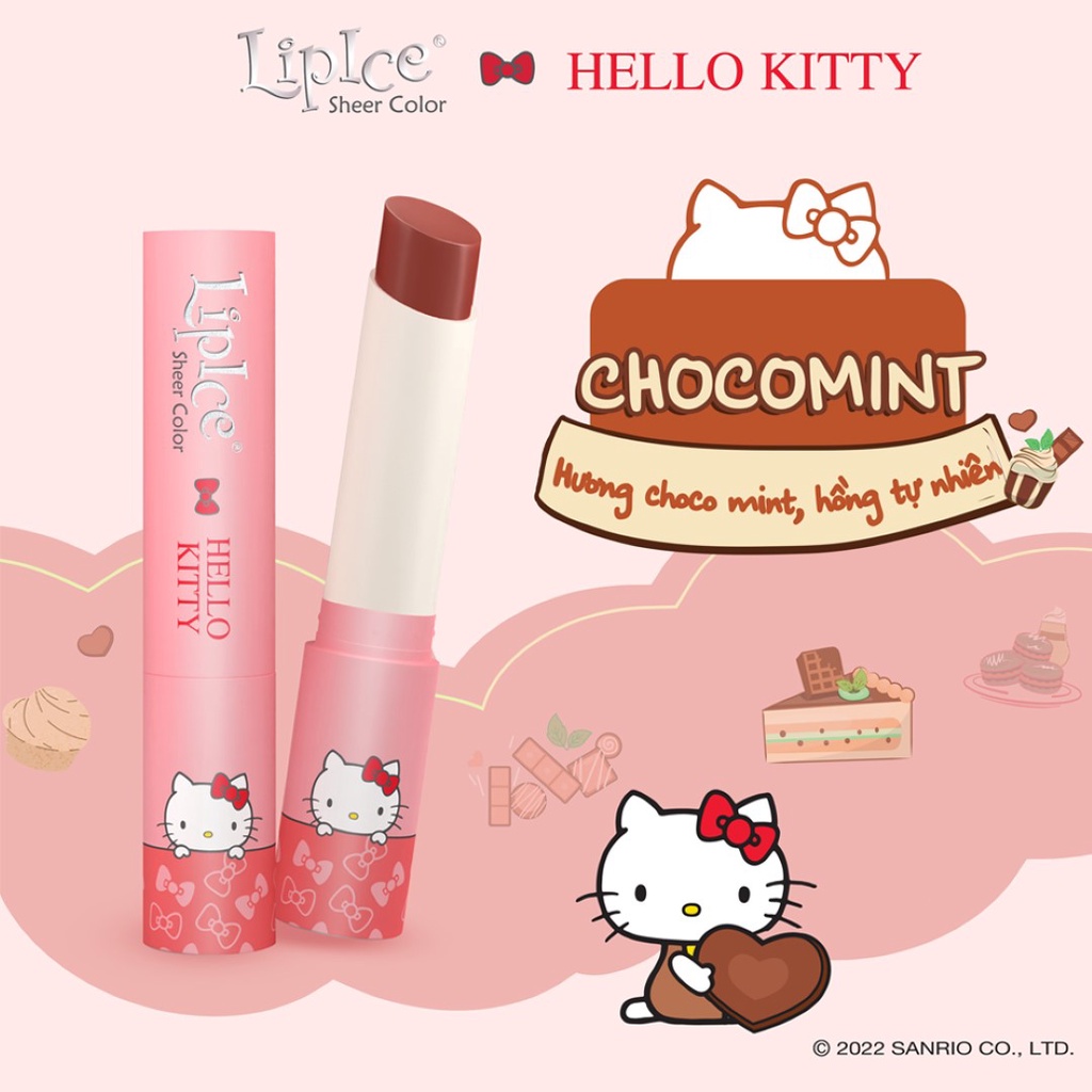 Son Dưỡng Môi Lipice Sheer Color Q Choco Mint 2.4g (Hồng Ửng Đỏ)