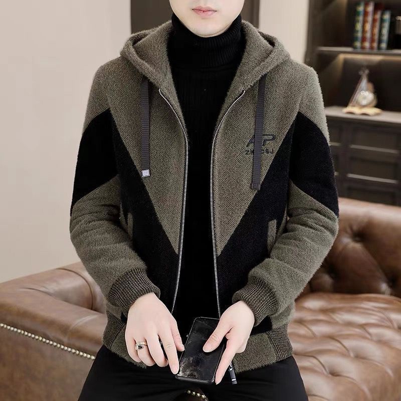 Áo Khoác Len Có Mũ Trùm Chống Thấm Nước Cao Cấp Phong Cách Hàn Quốc 2023 girljaket lelaki