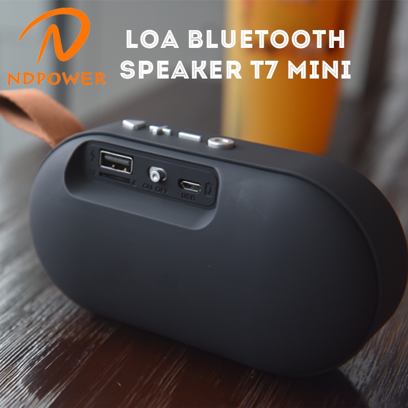 Loa bluetooth Mini TAT chính hãng công suất 5W Hệ thống âm thanh 3D siêu trầm Hỗ trợ thẻ nhớ TF, USB