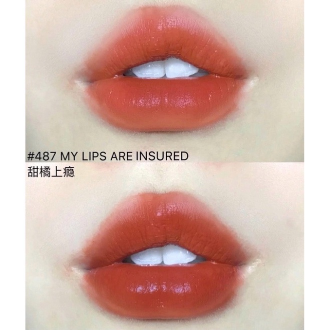 Son Kem MAC love me liquid lipcolour Màu 487 My Lips Are Insured Cam cháy pha đất