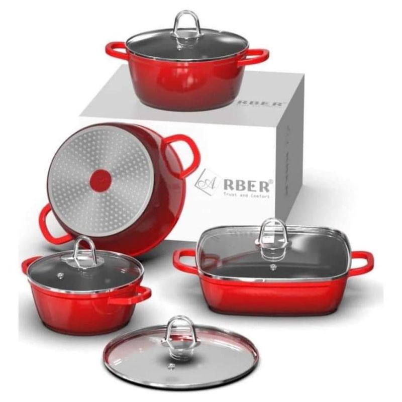 Bộ nồi Arber cao cấp 4 món chống dính đáy từ