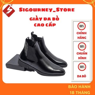 Giày chelsea boots nam cao cổ sigourney boots-01 da bò cao cấp nhập khẩu, bảo hành 18 tháng