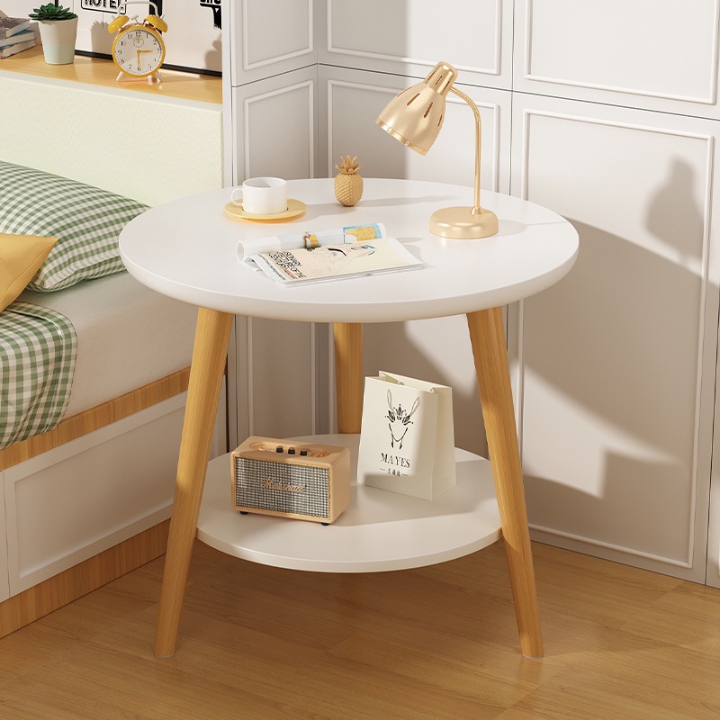 Bàn trà 2 tầng chống nước dễ vệ sinh phù hợp với mọi ghế sofa MEIR, Bàn cafe xinh xắn hiện đại cho spa, nhà hàng A54 | BigBuy360 - bigbuy360.vn