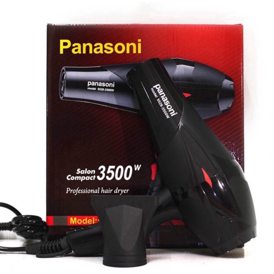 Máy Sấy Tóc Panasoni 3500W | Hai chiều nóng lạnh tích hợp ánh sáng xanh - Máy sấy tóc salon dễ dàng sử dụng