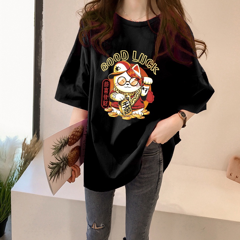 NRVP Áo Thun Unisex / Áo Thun Rộng Tay Ngắn In Hình Thỏ Năm Mới 2023 CNY / Trung Hoa