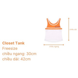 Áo ERRORIST Closed Tanktop ba lỗ basic ôm dáng