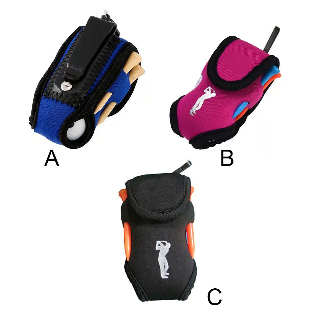 Túi Đựng 4 Tees 2 Bóng Golf Đeo Thắt Lưng Tùy Chỉnh Chống Bụi Cho Nam