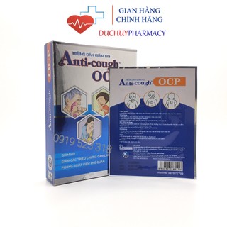 01 miếng dán giảm ho anti cough patches