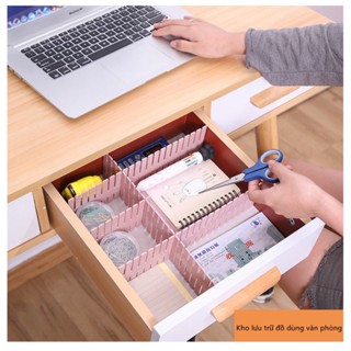 Thanh chia ngăn tủ quần áo phân tách ngăn kéo bàn làm việc bàn trang điểm thông minh Leos_official