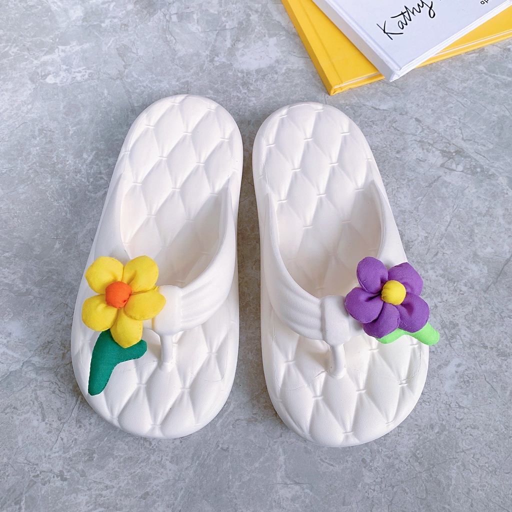 Dép lê MARTINI đế mềm họa tiết bông hoa dễ thương nhiều màu xinh đẹp cho nữ sinh