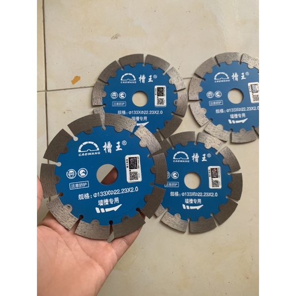 Lưỡi cắt caowang đường kính 133 chuyên cắt gạch và bê tông