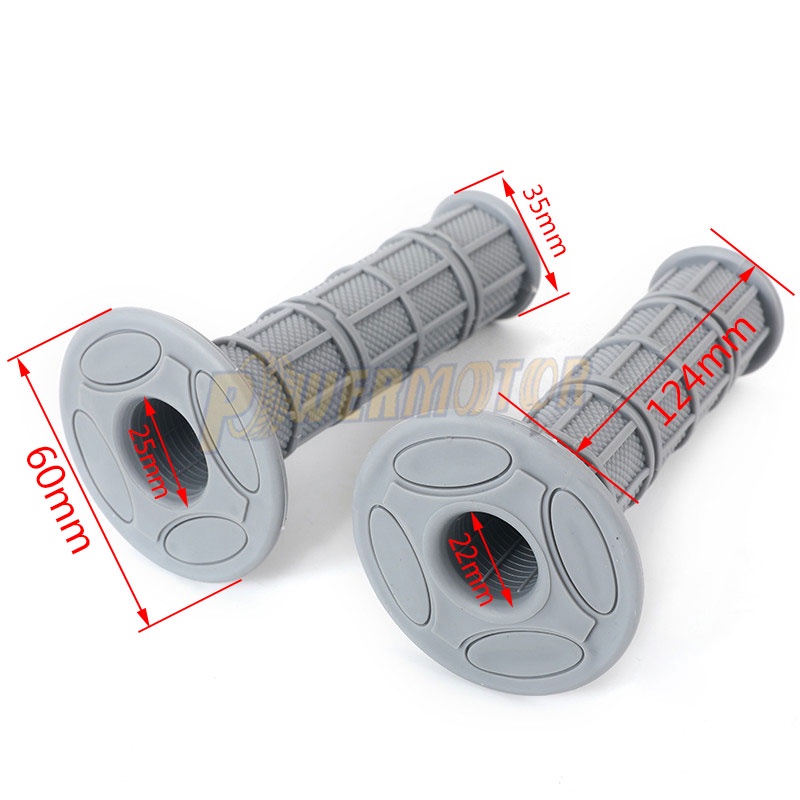 Tay Nắm Cao Su Mềm 22mm 7 / 8 "Cho Xe Honda Kawasaki Yamaha Suzuki BMW MX Pit