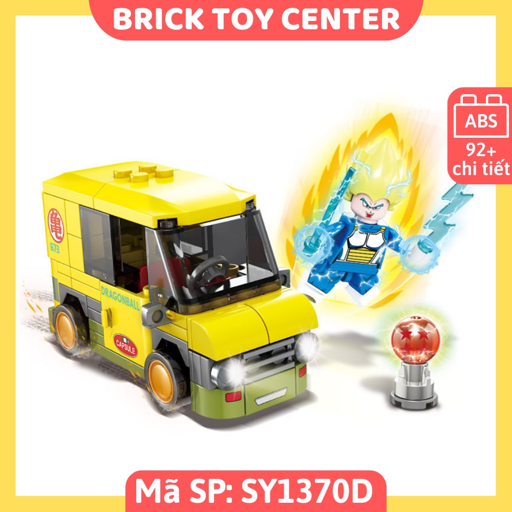 Mô hình lắp ráp nhân vật Dragon Ball 7 viên ngọc rồng Son Goku Vegheta Krillin đồ chơi xếp hình giá rẻ