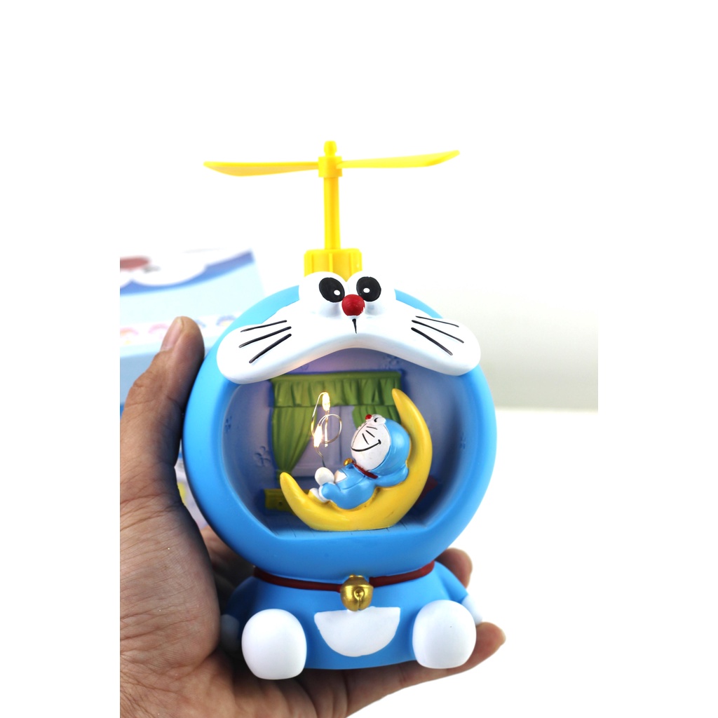 [Giao Nhanh 2h Đèn ngủ LED trang trí hình Doraemon dễ thương 2 màu lựa chọn, Đèn ngủ decor phòng xinh xắn.
