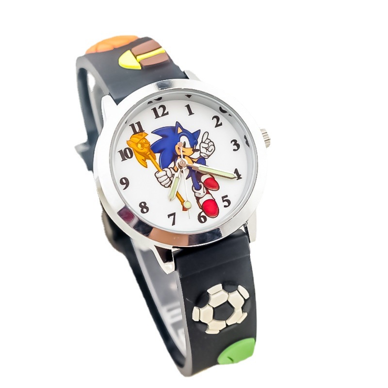 Mới Đồng Hồ Đeo Tay Hoạt Hình Super Sonic Cho Bé