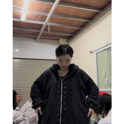 Áo Khoác Ngoài Có Mũ Đính Đinh Cao Cấp Thời Trang Na, Chất Vải Đẹp Hợp Thời Trang