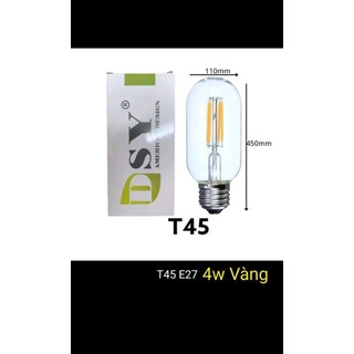 [COMBO 2 ] Bóng led EDISON T45