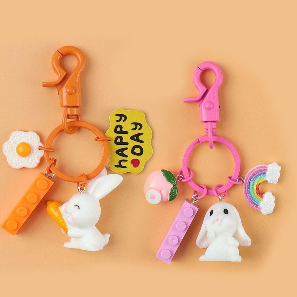 Móc Khóa Hình Thỏ PEWANY Kiểu Hàn Quốc Sáng Tạo Dùng Làm Quà Tặng Sinh Nhật / Năm Mới