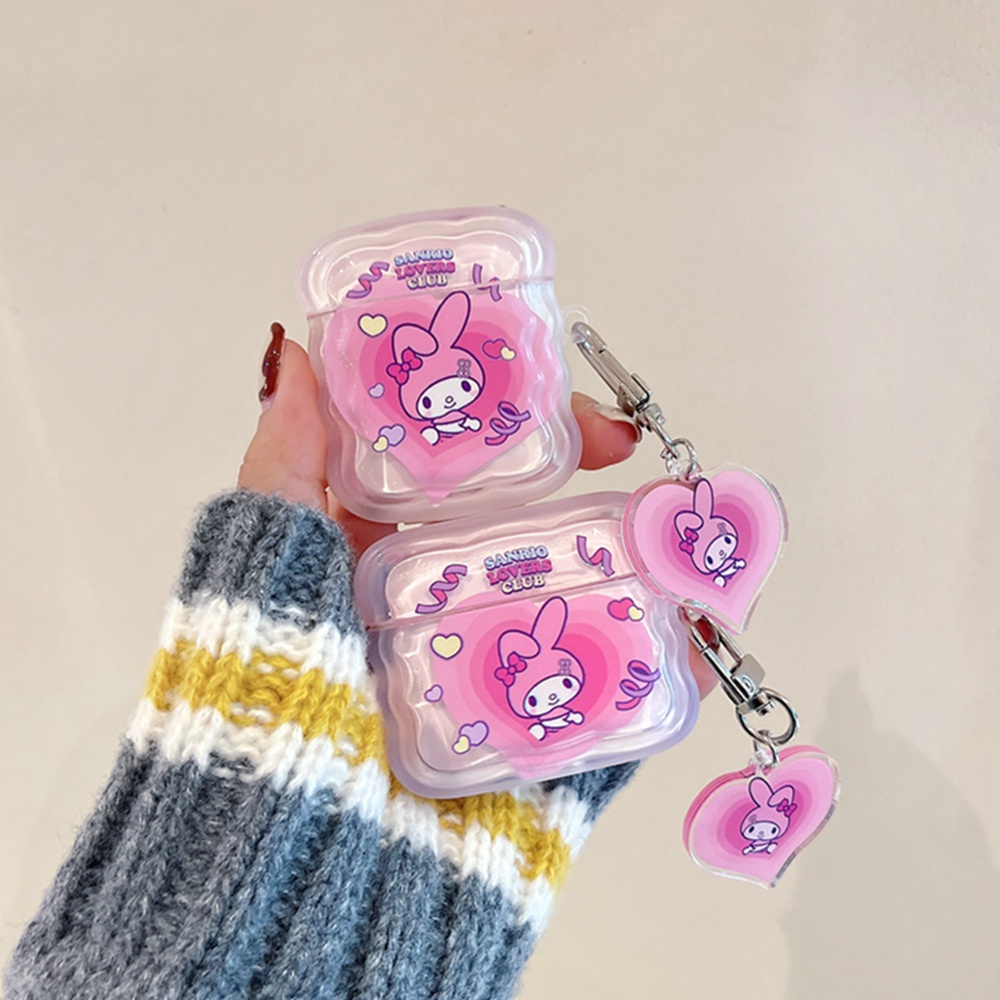 Vỏ Bảo Vệ Hộp Sạc Tai Nghe Bluetooth Airpods 1 / 2 / Airpods Pro / 3 / Pro2 Hình Melody Dễ Thương
