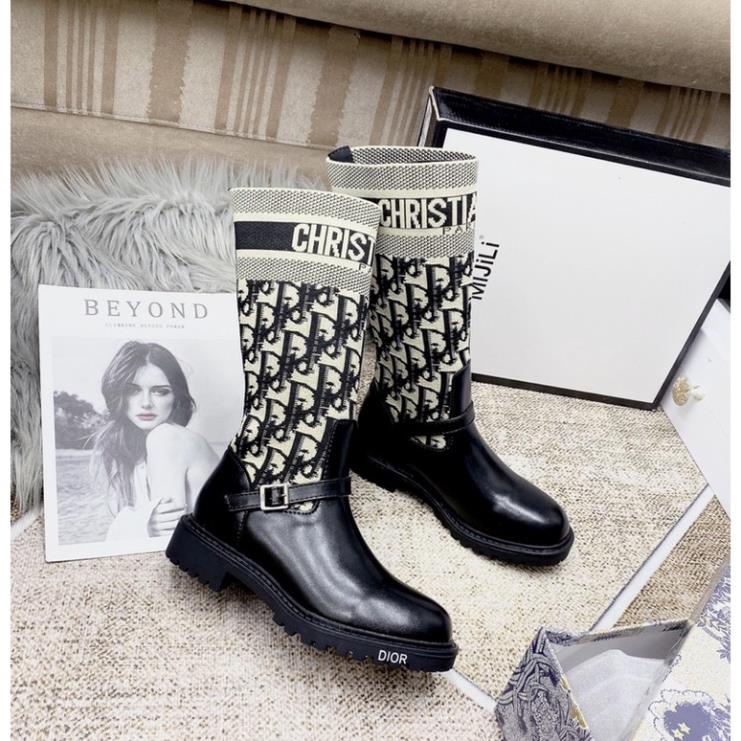 Boot Lửng Dior Thổ Cẩm Full Size 35-39 - By Anh Dinh Phuong