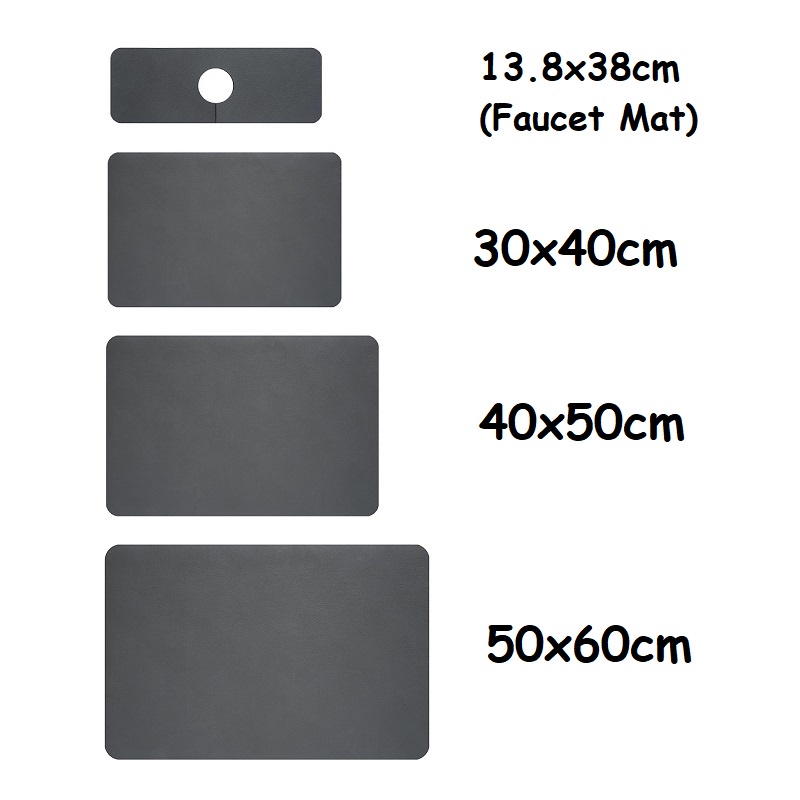 Thảm Lót Chén Dĩa Thấm Hút Nước Nhanh Khô Tiện Dụng Cho Nhà Bếp