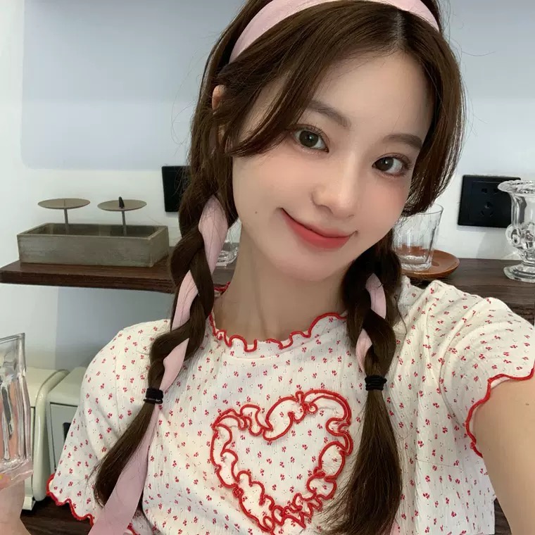 Băng đô dây lụa màu sắc ngọt ngào phong cách Hàn BD43
