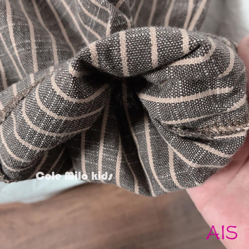 Quần baggy cotton lanh phong cách xuân thu thời trang Hàn Quốc 2021 cho bé trai và bé gái