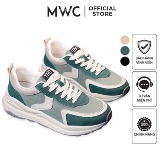 Giày mwc a009 - giày thể thao nữ, giày thể thao nữ cổ thấp phối màu trẻ trung