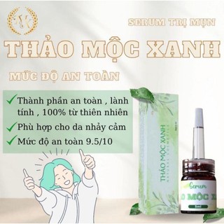 [Sẵn Hàng] Serum Thảo Mộc Xanh 5ml