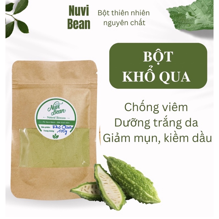 Túi 100g/200g bột khổ qua rừng Handmade - ngăn mụn , dưỡng trắng