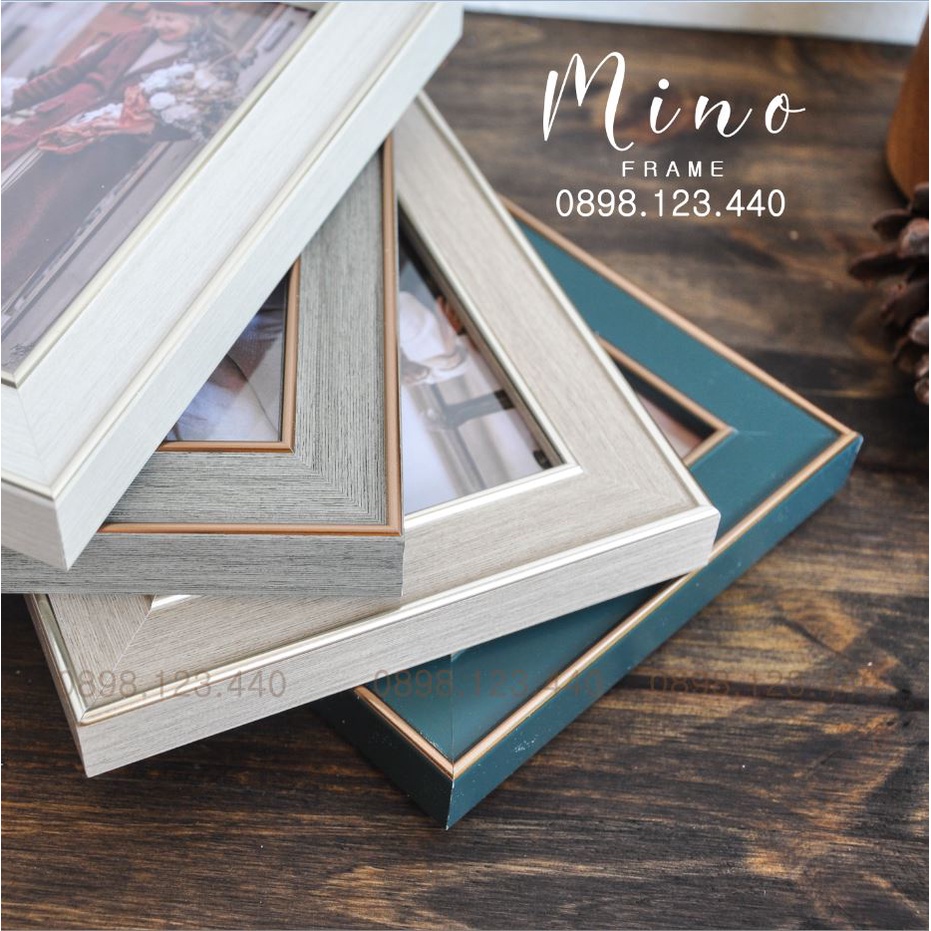 Khung Ảnh Gỗ Nhiều Kích Thước Trang Trí Phòng Khách, Phòng Ngủ Mino Frame