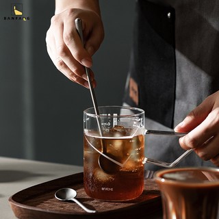 Muỗng cà phê tay cầm dài bằng thép không gỉ 304