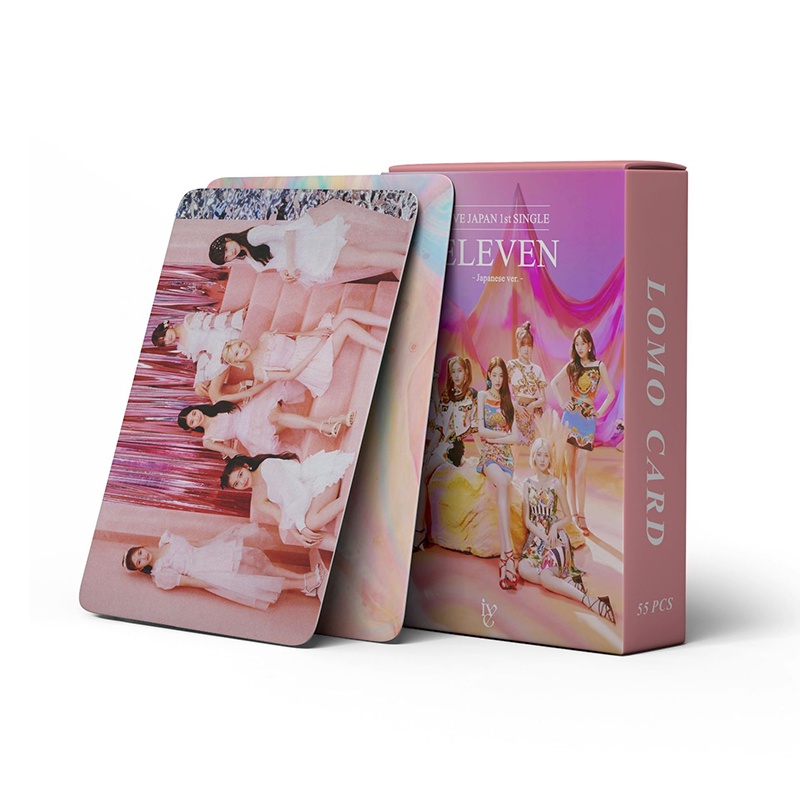 IVE Hộp 55 Ảnh LOMO Card 2023 ELEVEN Album