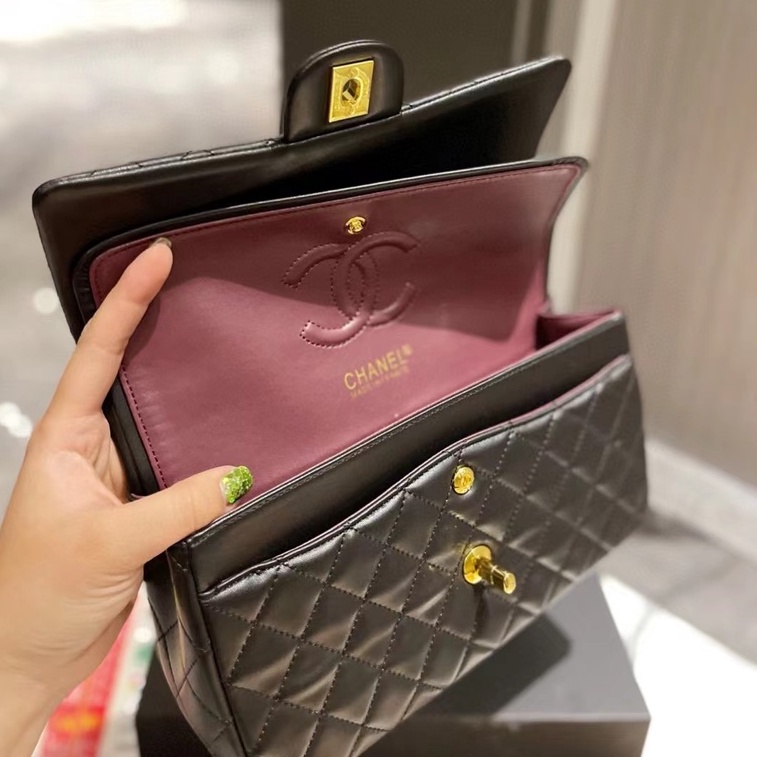 Túi Xách Da Cừu Thật Đính Đá Phối Dây Xích Đeo Vai Sành Điệu Cho Nữ777777