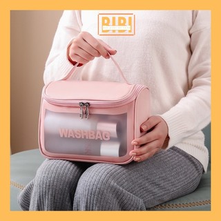 Túi đựng mỹ phẩm du lịch, túi đựng mỹ phẩm, túi mỹ phẩm trong suốt cao cấp WASHBAG