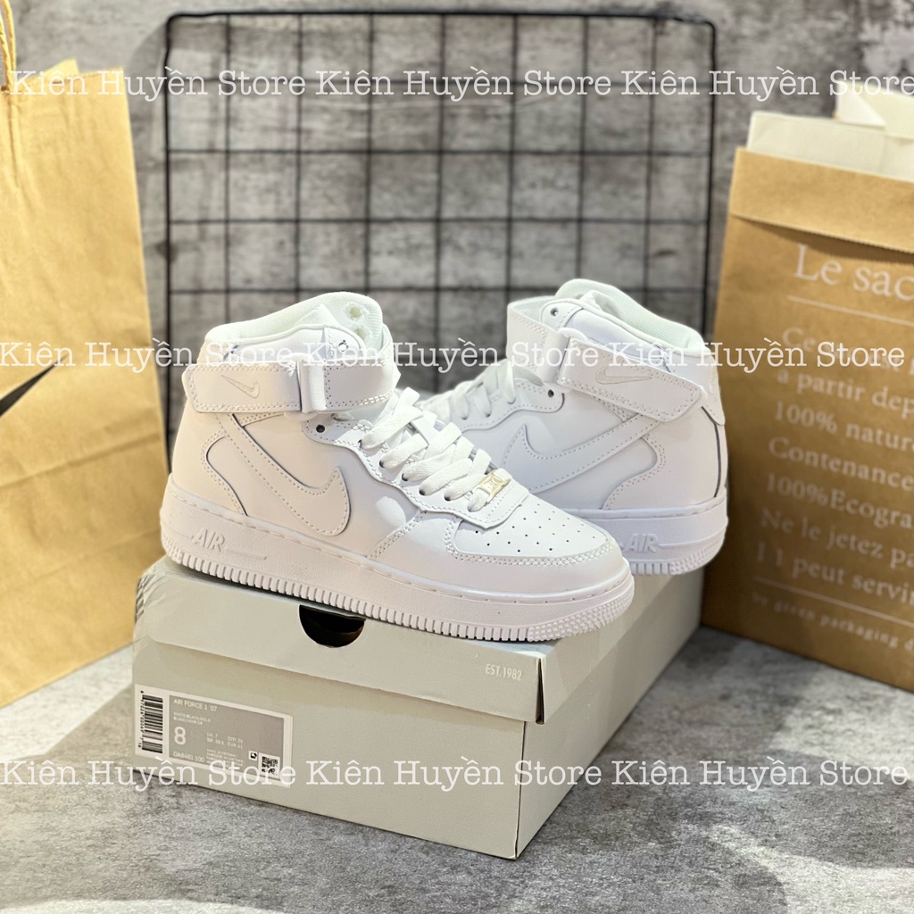 Giày thể thao AF1 CỔ CAO, Giày Thể thao Air Force 1 Bản Cao Cấp Hot Trend 2022 Full Phụ Kiện