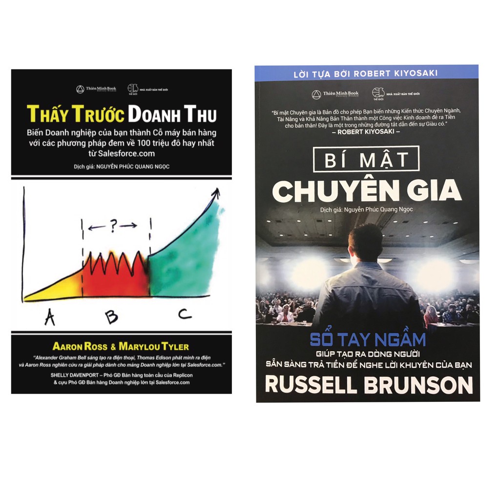 Sách - Combo 2 quyển,Thấy trước doanh thu + Bí mật chuyên gia - Thiên Minh Book