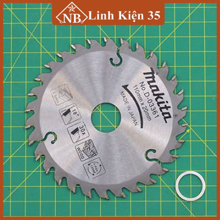 Lưỡi cưa đĩa cắt gỗ 110x20mm Makita Chất Lượng Cao