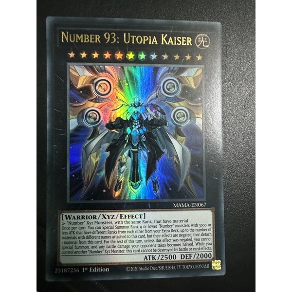 Bài yugioh:Number 93: utopia kaiser