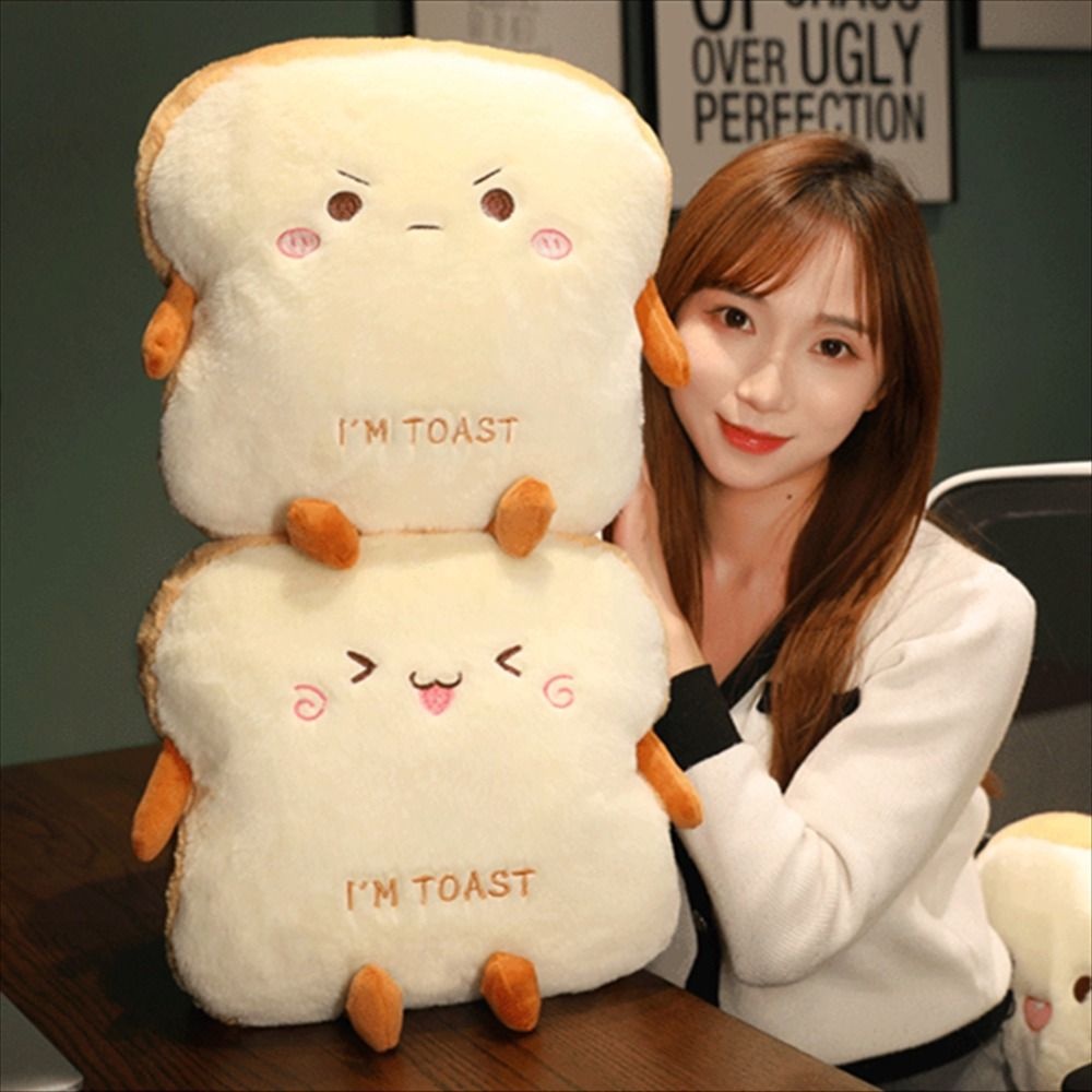 Đồ chơi nhồi bông Hình Bánh Mì Mềm Mại Trang Trí Nhà Cửa