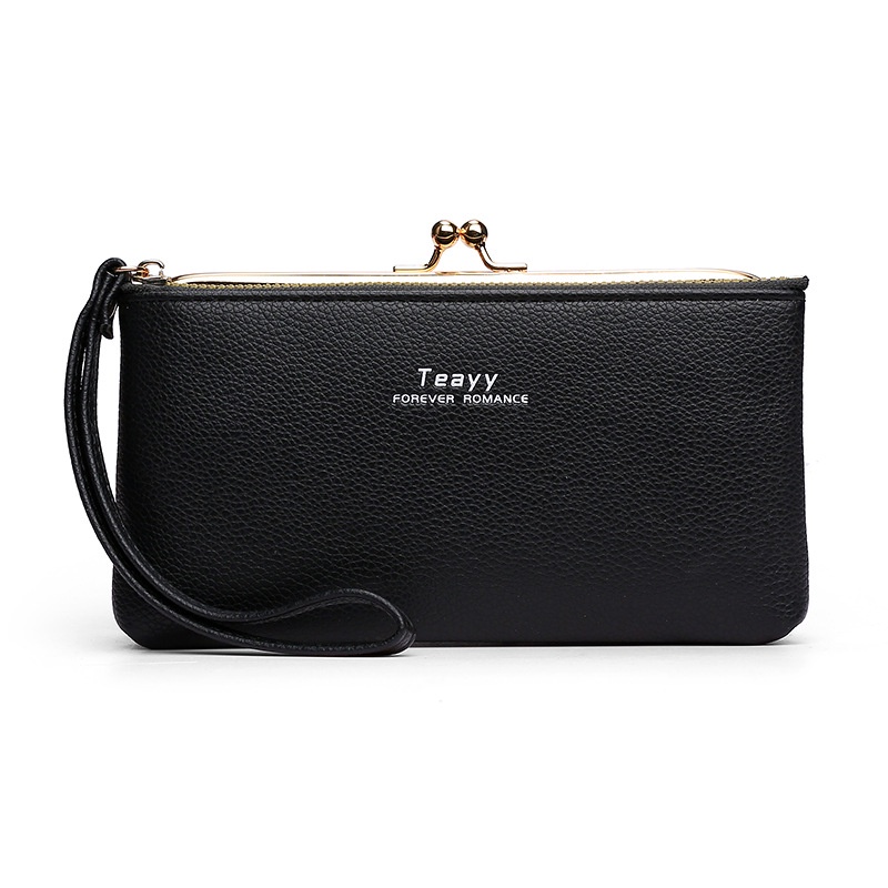 IELGY Ví Da Mềm Dáng Dài Phong Cách retro Thời Trang Cho Nữ