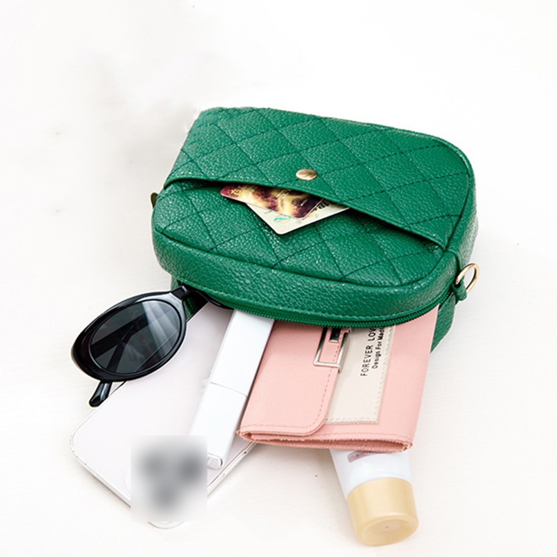 Túi đeo chéo IELGY dáng vuông nhỏ bề mặt nhám thời trang dành cho nữ