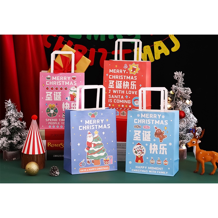 Túi giấy đựng quà Giang sinh , tui dung quà noel