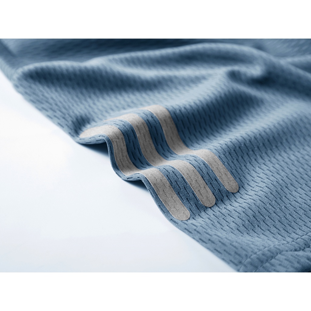 Áo Thun Thể Thao Adidas 100% Chính Hãng Phối Lưới Thoáng Khí In Logo Phản Quang Dành Cho Nam