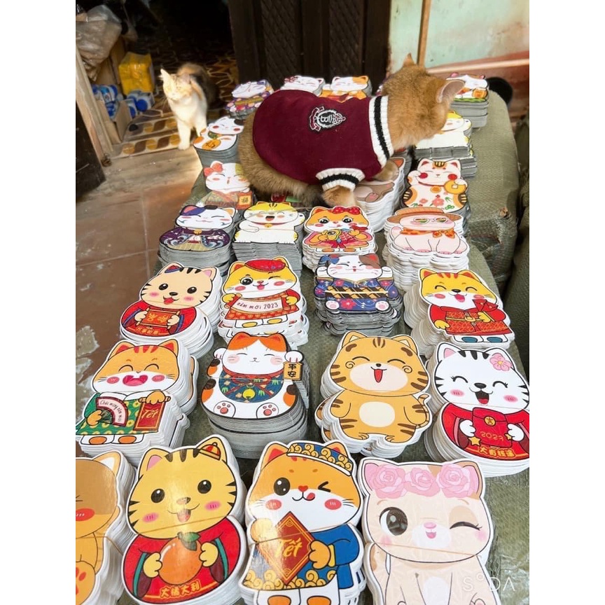 Bao lì xì 2023 Tết Quý Mão, Bao Lì Xì hoạt hình ChiBi 2023 mới cao cấp đẹp độc lạ