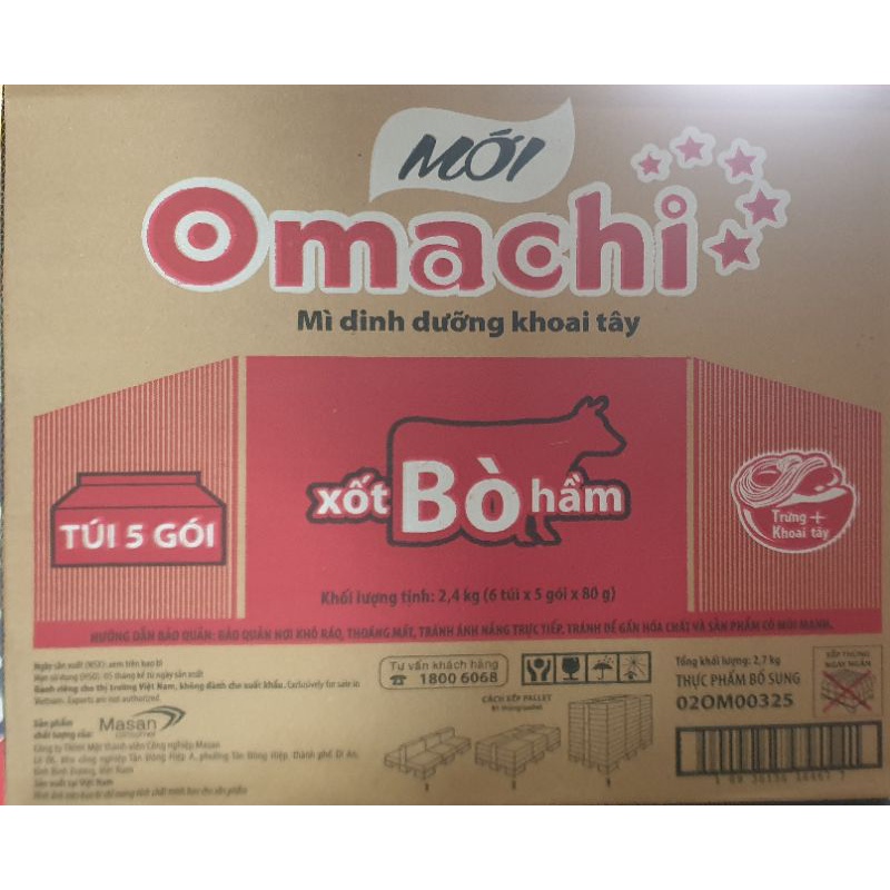 Mì Omachi(Mì dinh dưỡng khoai tây)