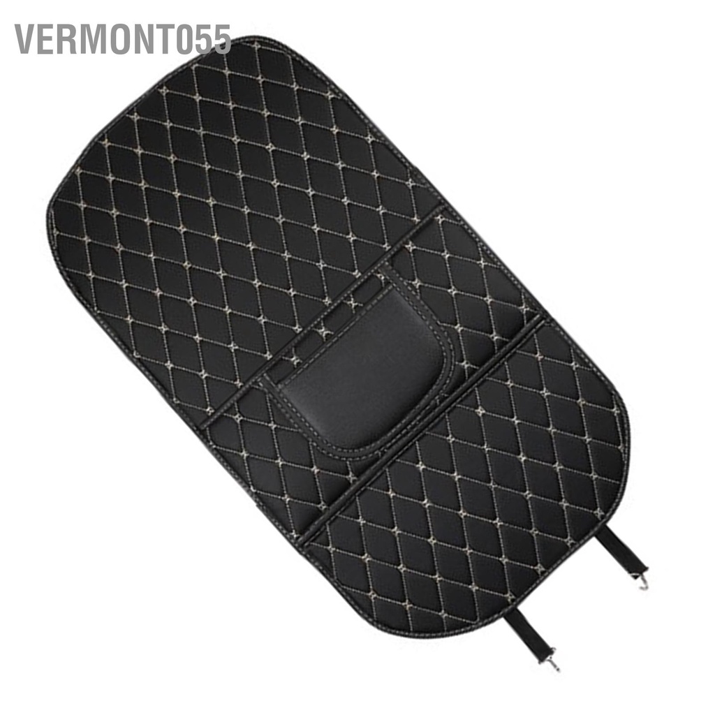 Có thể bán buôn Tấm chắn lưng ghế ô tô Da PU bảo vệ hàng sau Bảo khi va chạm che thảm dễ lau chùi Chống mài mòn Vermont055 Hàng giao ngay