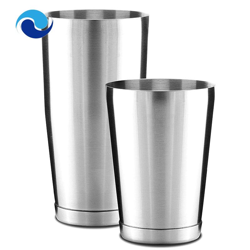 Bộ Bình Lắc Cocktail Cao Cấp Chuyên Nghiệp Boston. Bình Lắc Đồ Uống Martini Bằng Thép Không Gỉ 304 Cao Cấp